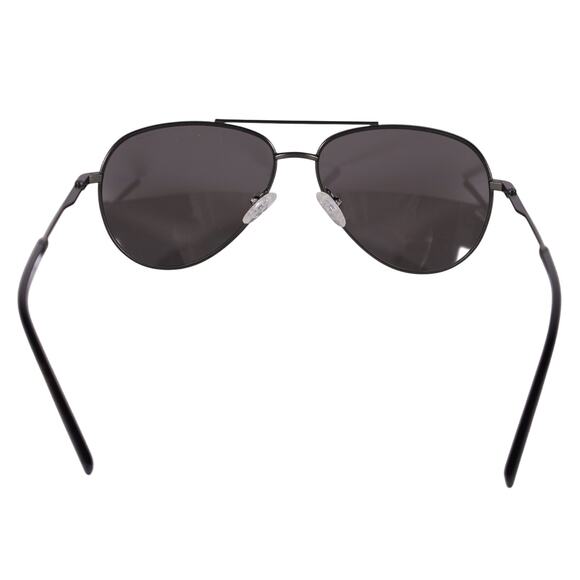 Chesterfield Mens Pilot Aviator Polarized Sunglasses - Matte Black/Black - NWT - Picture 6 of 8